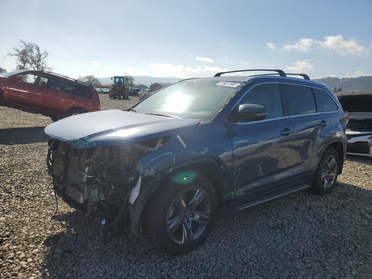 2019 Toyota Highlander Hybrid Limited VIN: 5TDDGRFH6KS077924 Lot: 91927365