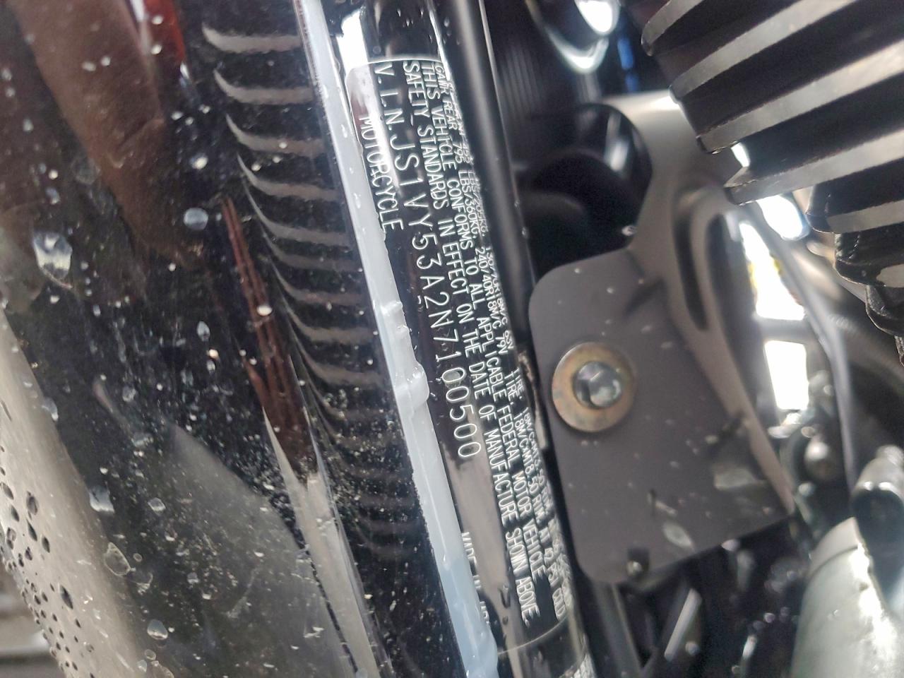 2022 Suzuki Vzr1800 VIN: JS1VY53A2N7100500 Lot: 93190515