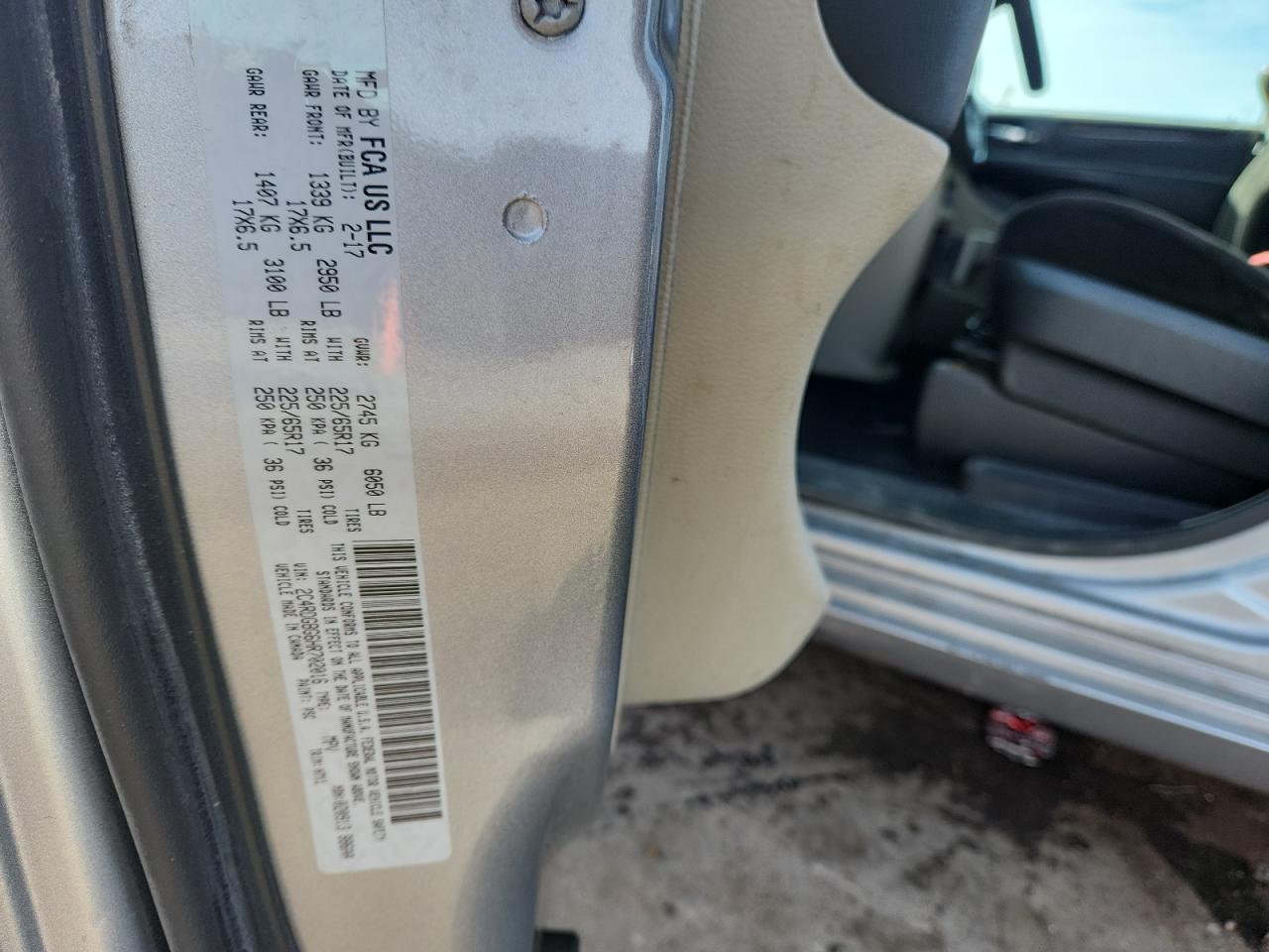 2017 Dodge Grand Caravan Se VIN: 2C4RDGBG6HR702016 Lot: 90523095