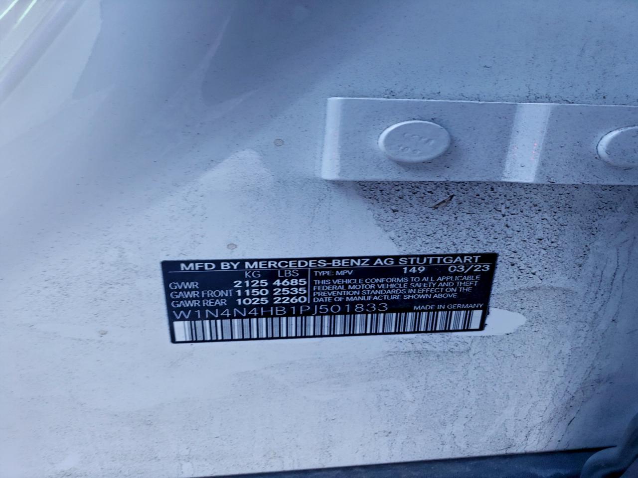 2023 Mercedes-Benz Gla 250 4Matic VIN: W1N4N4HB1PJ501833 Lot: 94083735