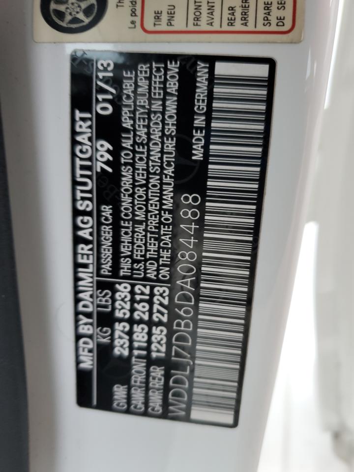 2013 Mercedes-Benz Cls 550 VIN: WDDLJ7DB6DA084488 Lot: 92759085