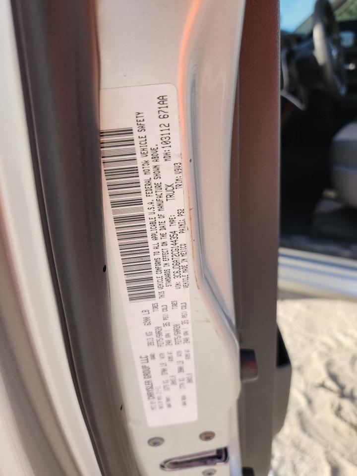 2012 Dodge Ram 1500 St VIN: 3C6JD6AT2CG144354 Lot: 92254825