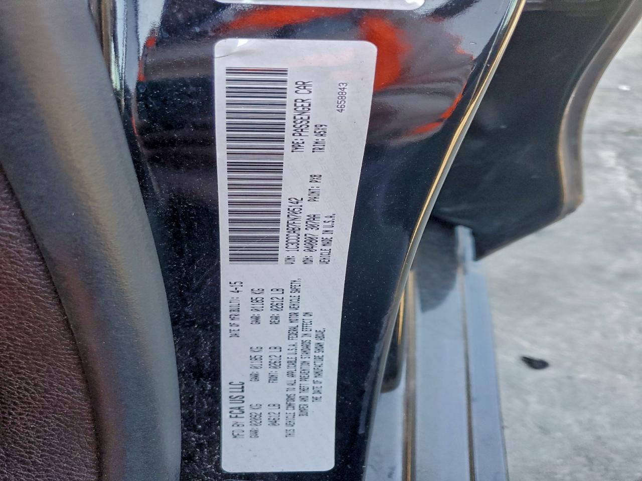 2015 Chrysler 200 Limited VIN: 1C3CCCAB7FN705142 Lot: 93686085