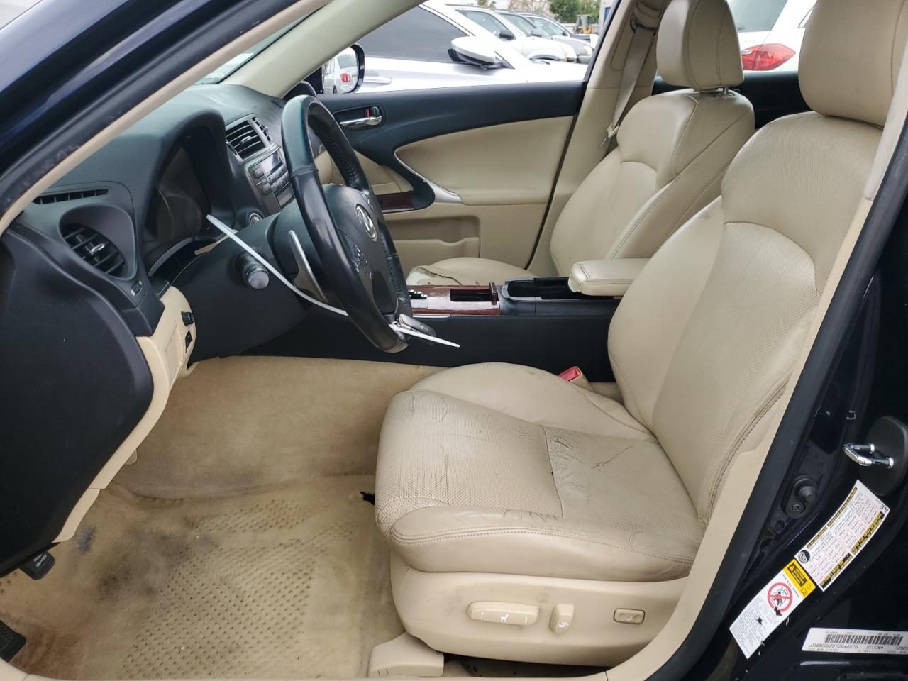 2007 Lexus Is 250 VIN: JTHBK262572044676 Lot: 92345665