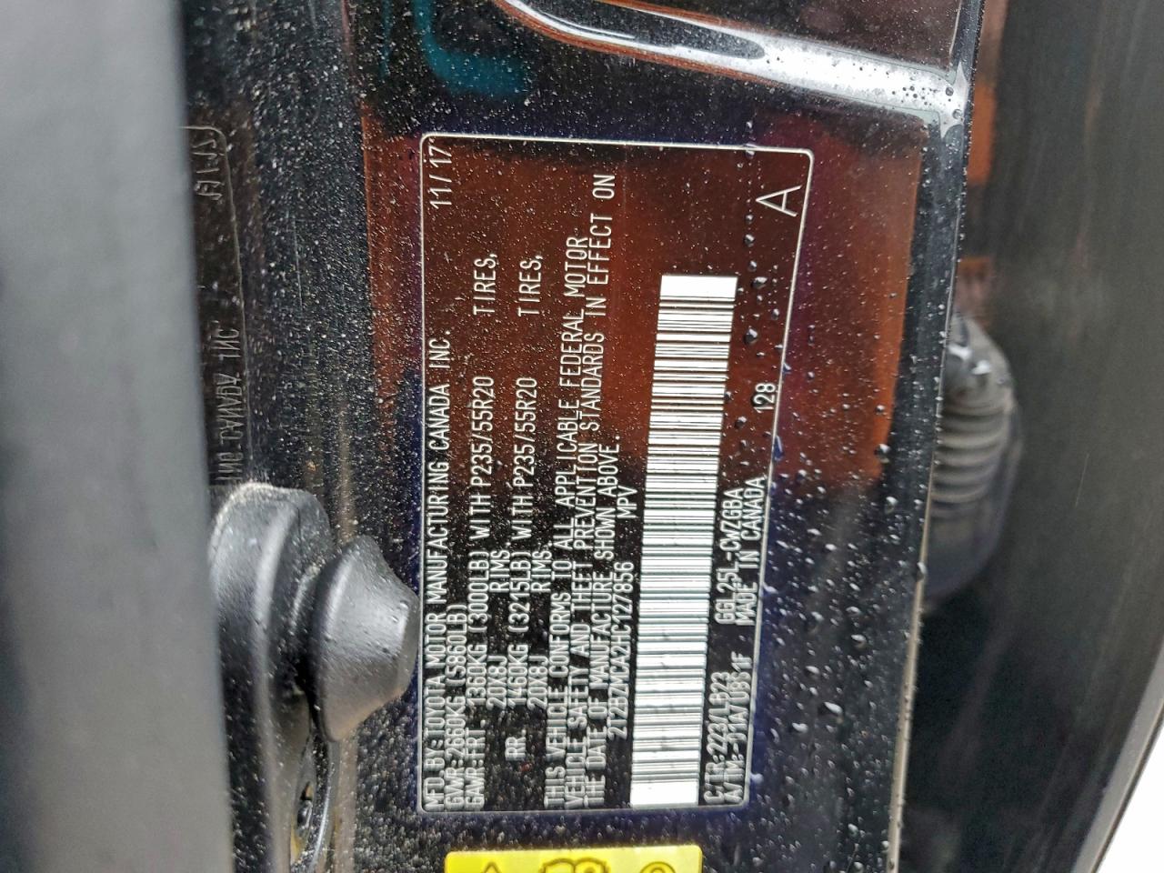 2017 Lexus Rx 350 Base VIN: 2T2BZMCA2HC127856 Lot: 93718915