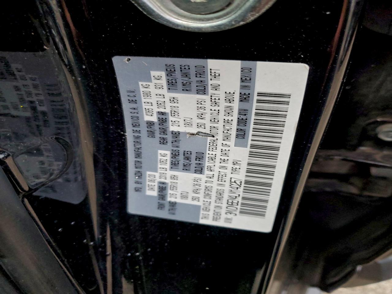 2020 Mazda Cx-30 Premium VIN: 3MVDMBEM4LM140257 Lot: 93964055