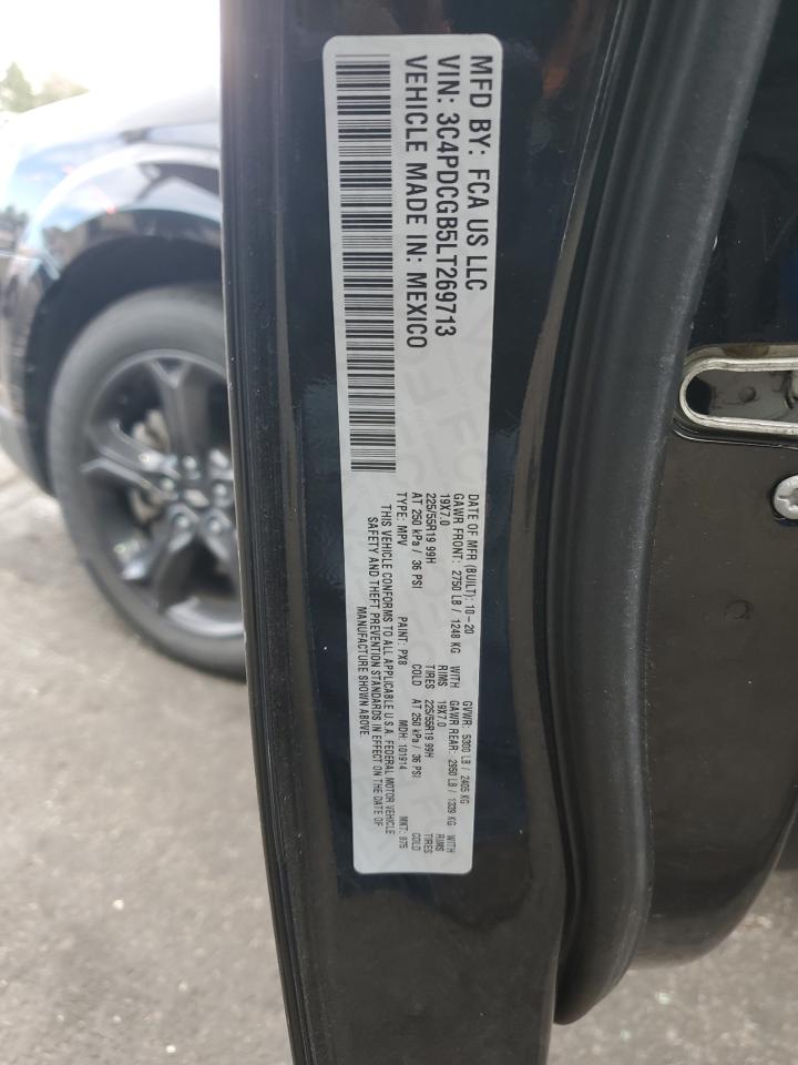 2020 Dodge Journey Crossroad VIN: 3C4PDCGB5LT269713 Lot: 91694725