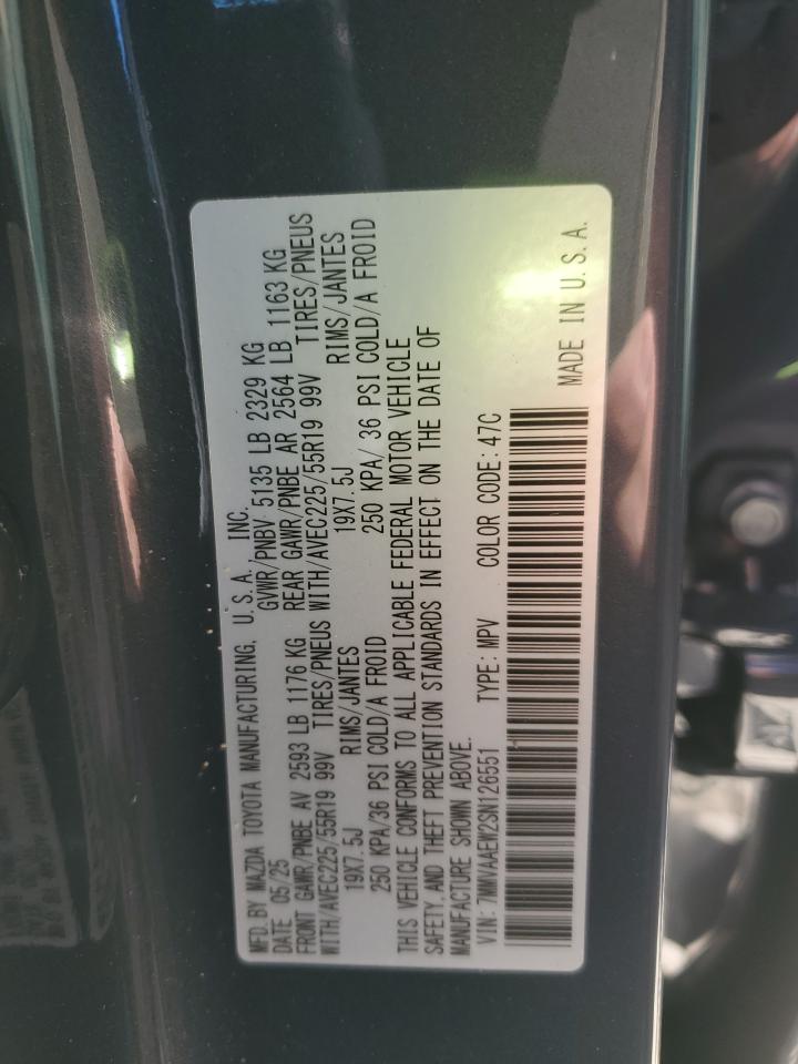 2025 Mazda Cx-50 Premium Plus VIN: 7MMVAAEW2SN126551 Lot: 93198175