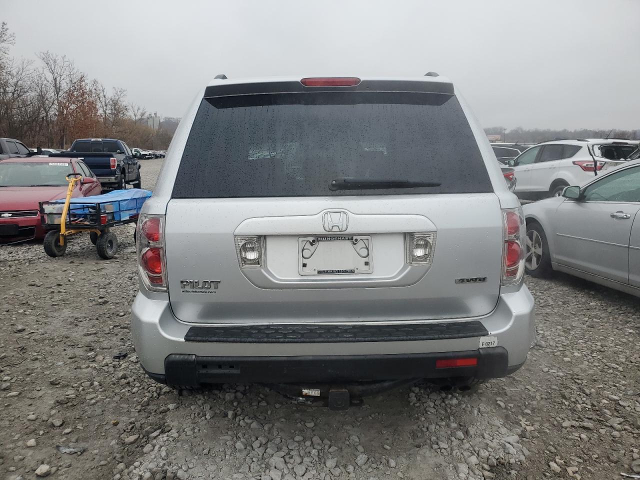 2007 Honda Pilot Exl VIN: 2HKYF18587H524338 Lot: 93222685