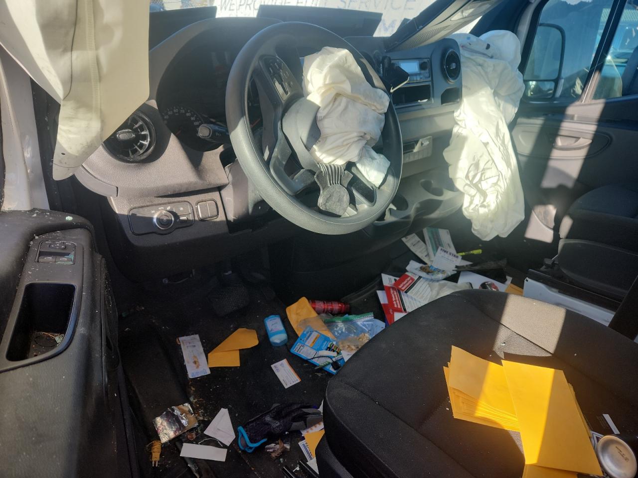 2022 Mercedes Benz Sprinter 2500 Utility / Service Van VIN: W1Y4DBHY1NT091843 Lot: 92477135