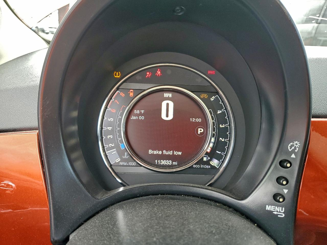 2015 Fiat 500 Lounge VIN: 3C3CFFCR6FT648029 Lot: 92030125