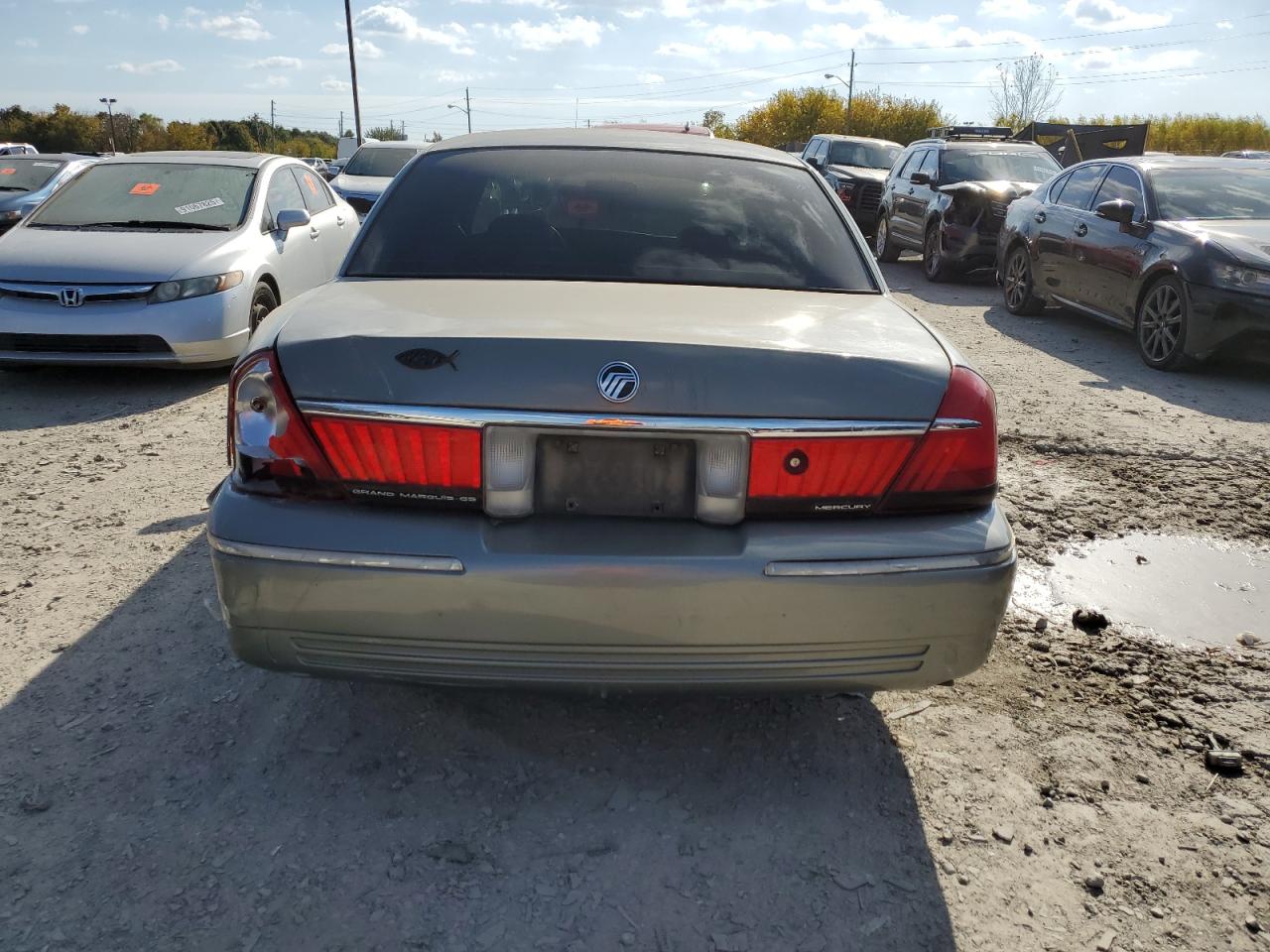 2002 Mercury Grand Marquis Gs VIN: 2MEFM74WX2X626776 Lot: 91607135