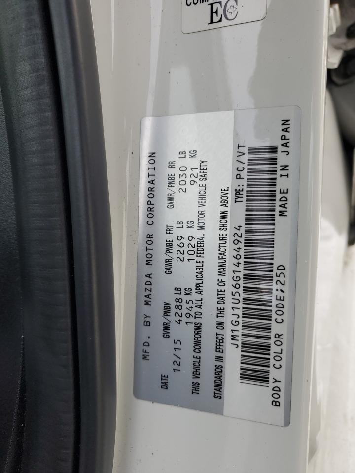 2016 Mazda 6 Sport VIN: JM1GJ1U56G1464924 Lot: 91614275