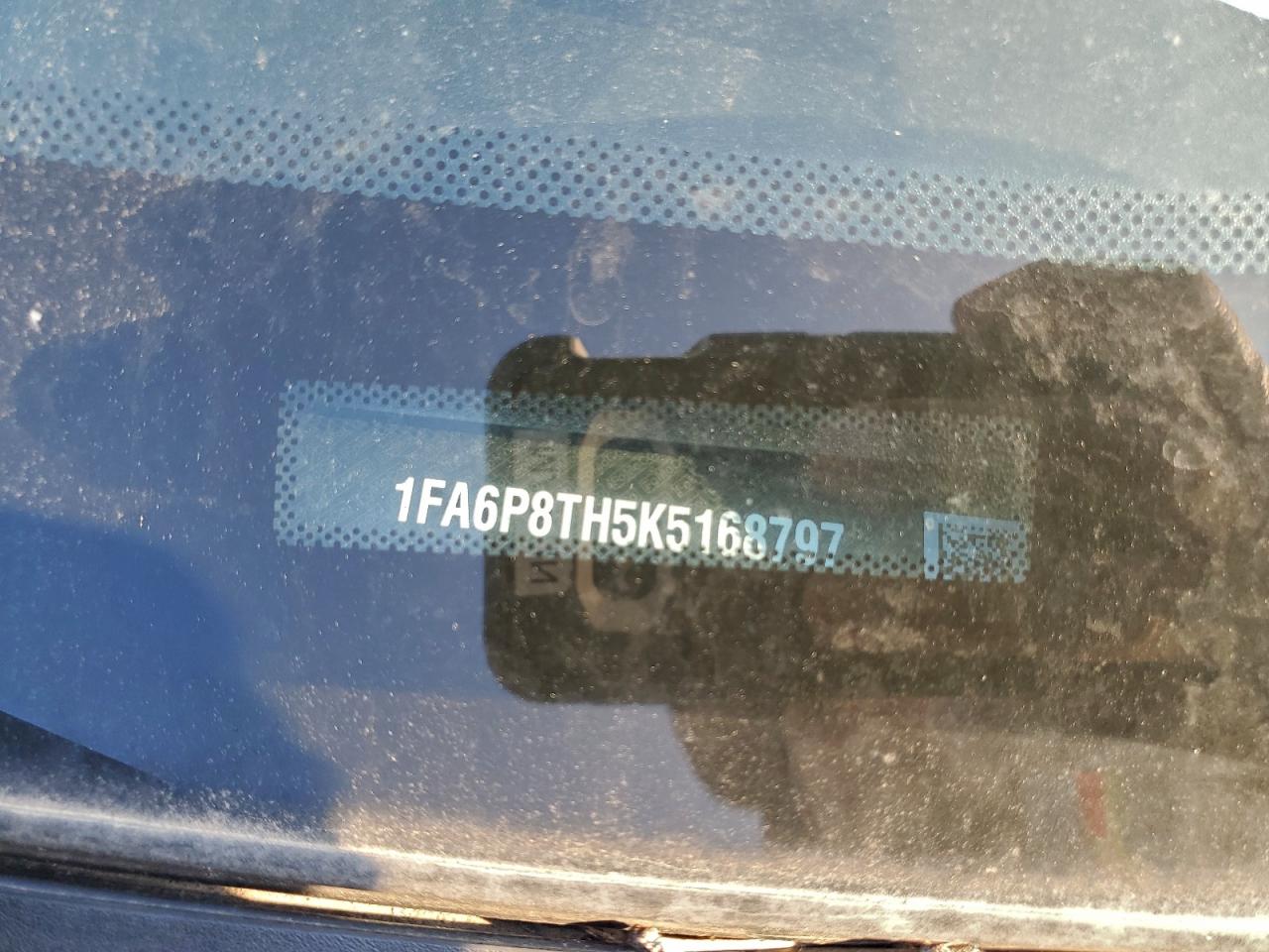 2019 Ford Mustang VIN: 1FA6P8TH5K5168797 Lot: 93355005