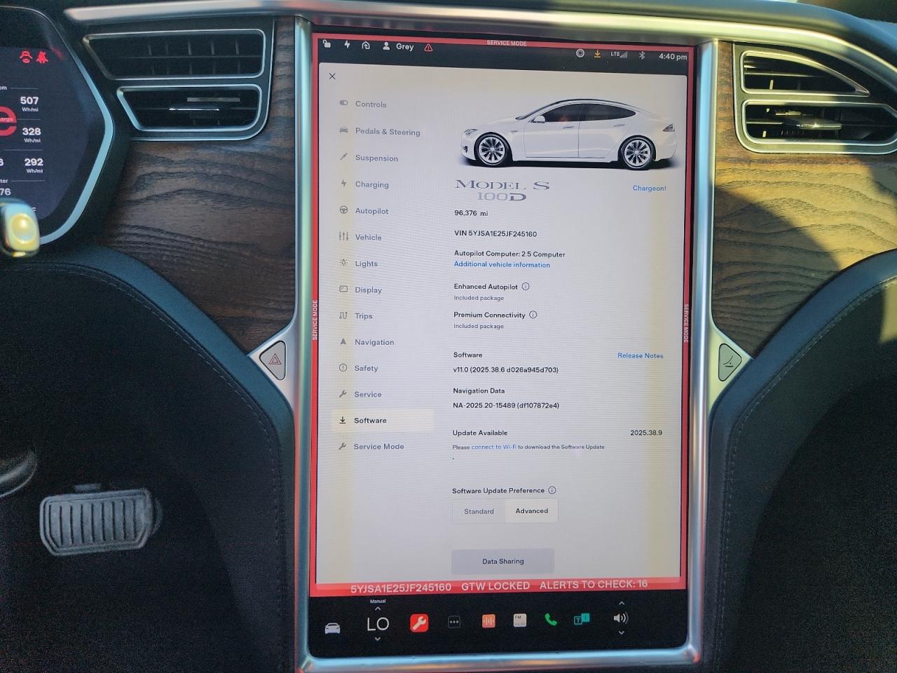 2018 Tesla Model S VIN: 5YJSA1E25JF245160 Lot: 93814435