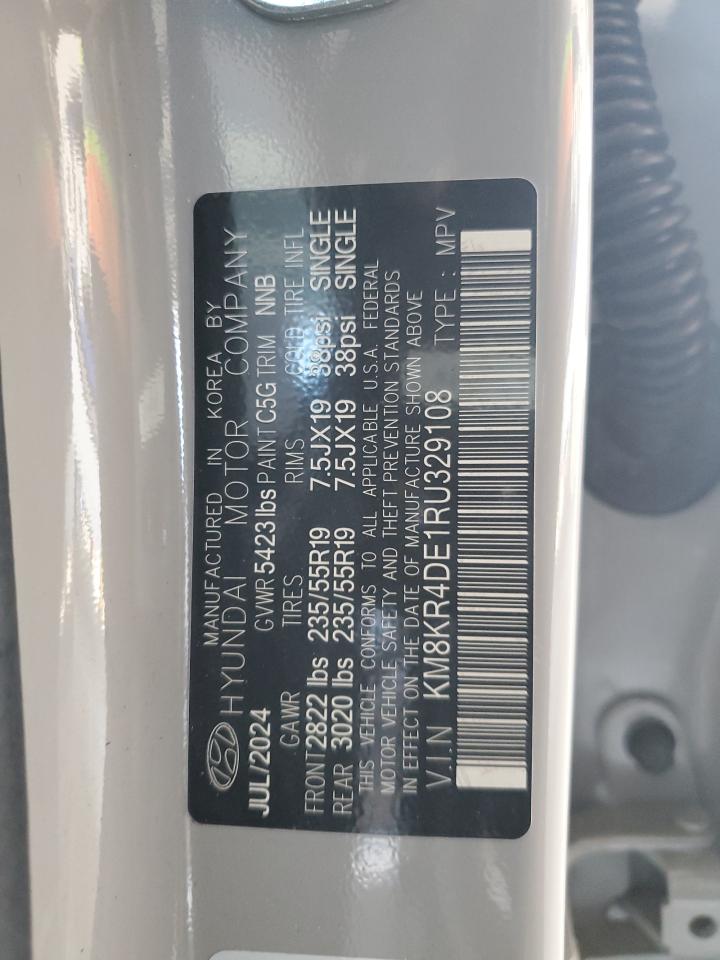 2024 Hyundai Ioniq 5 Limited VIN: KM8KR4DE1RU329108 Lot: 91214985