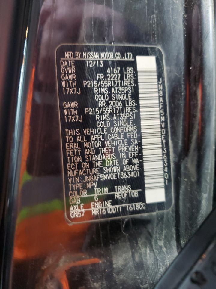 2014 Nissan Juke S VIN: JN8AF5MV0ET363401 Lot: 91382965