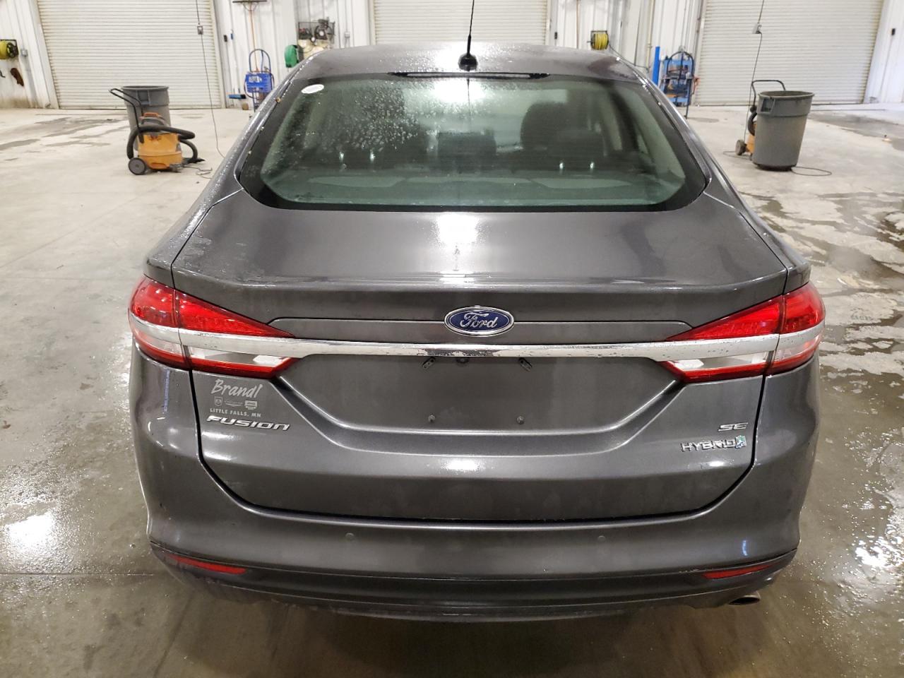 2018 Ford Fusion Se Hybrid VIN: 3FA6P0LU4JR287371 Lot: 93124745