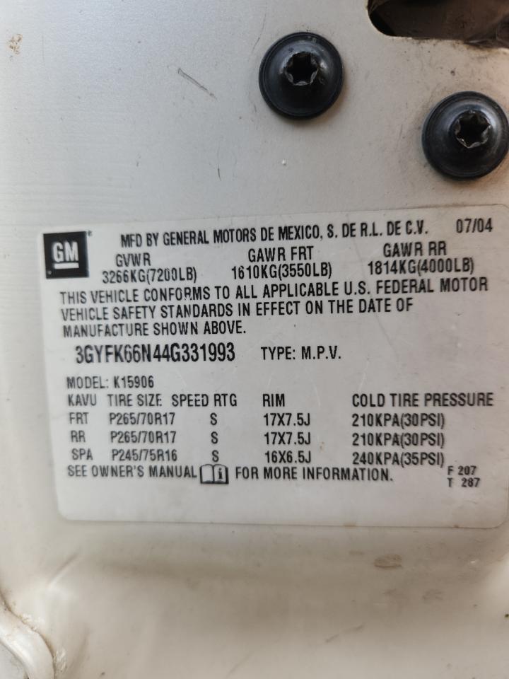 2002 Cadillac Escalade Luxury VIN: 1GYEK63N12R197005 Lot: 93096265