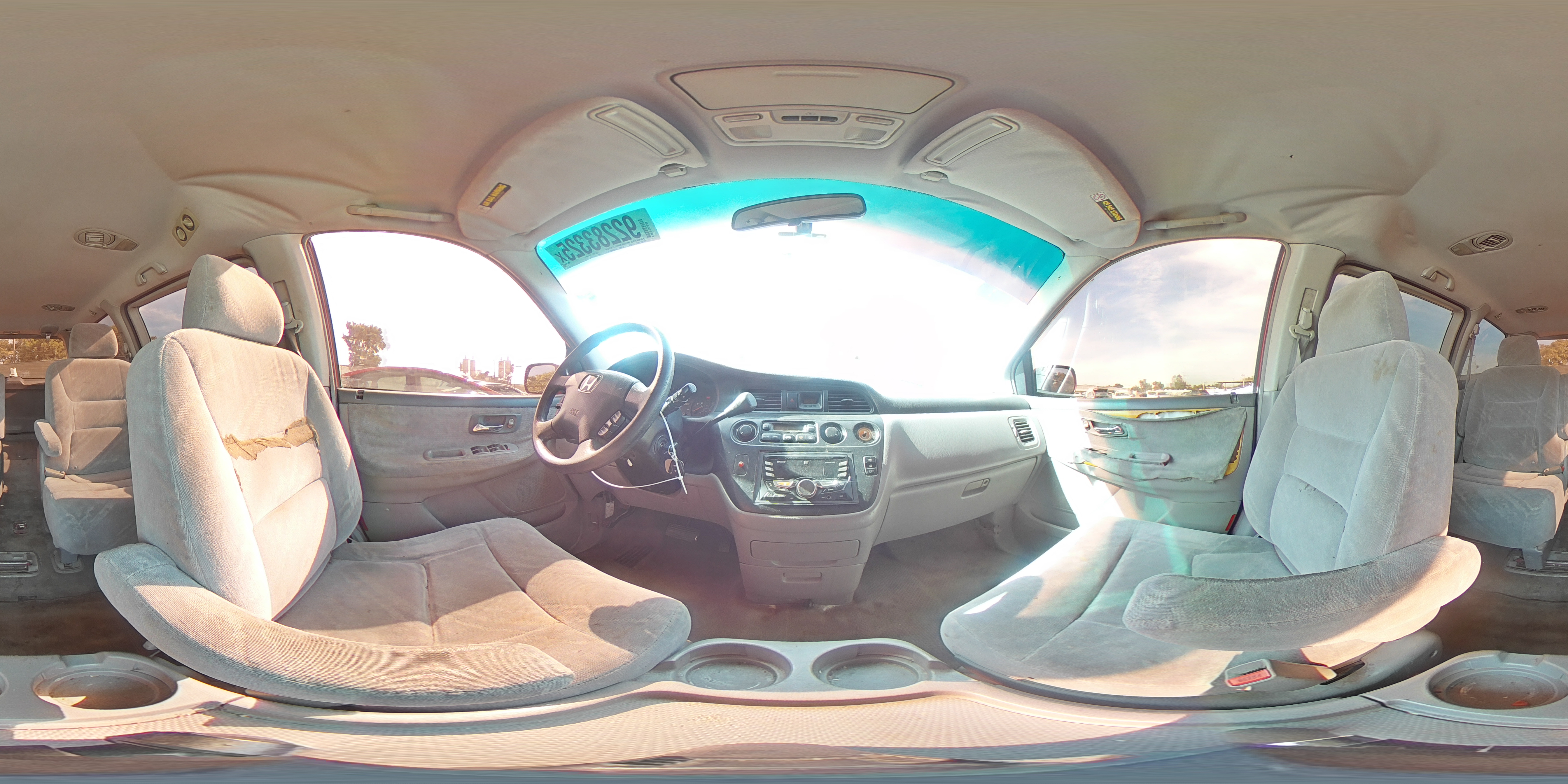 2002 Honda Odyssey Ex VIN: 2HKRL18662H521503 Lot: 92283325