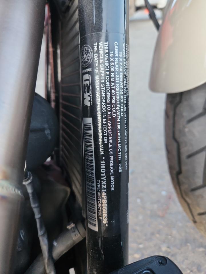 2023 Harley-Davidson Fxlrst VIN: 1HD1YXZ14PB060636 Lot: 93138855