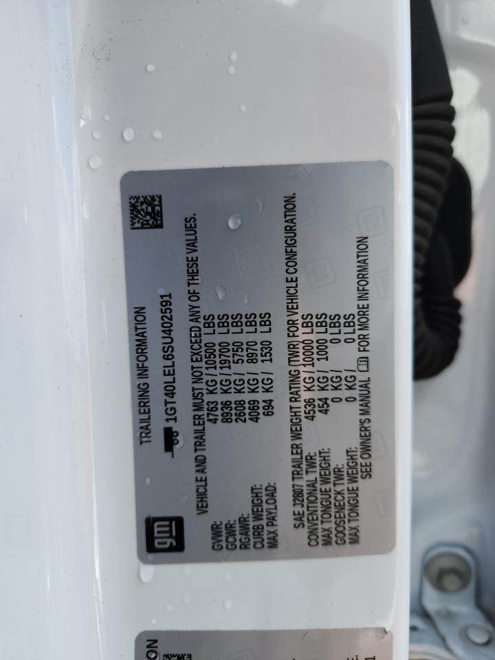 2025 GMC Sierra Denali VIN: 1GT40LEL6SU402591 Lot: 93277765