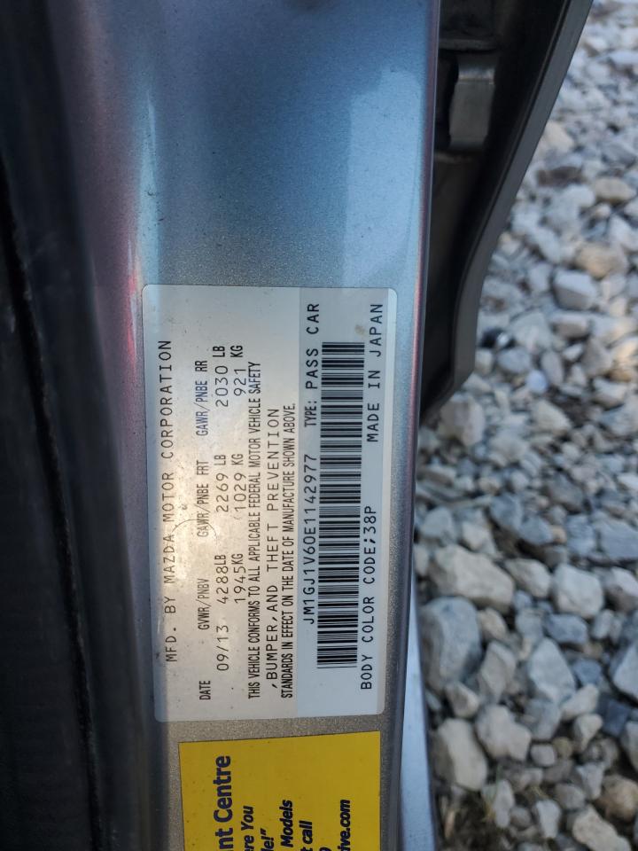 2014 Mazda 6 Touring VIN: JM1GJ1V60E1142977 Lot: 92494055