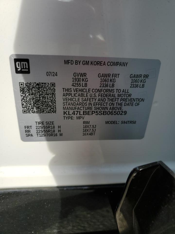 2025 Buick Envista Sport Touring VIN: KL47LBEP5SB065029 Lot: 93513255