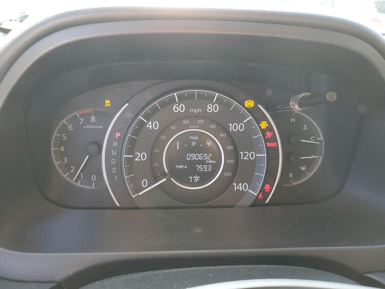 2013 Honda Cr-V Lx VIN: 3CZRM3H38DG705703 Lot: 92818205