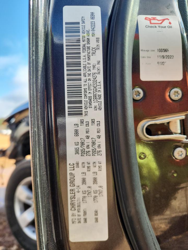 2014 Ram 1500 Slt VIN: 1C6RR7GGXES324276 Lot: 90883365