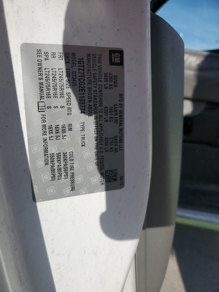 2014 GMC Savana G3500 VIN: 1GTZ7TCG2E1103774 Lot: 90842045