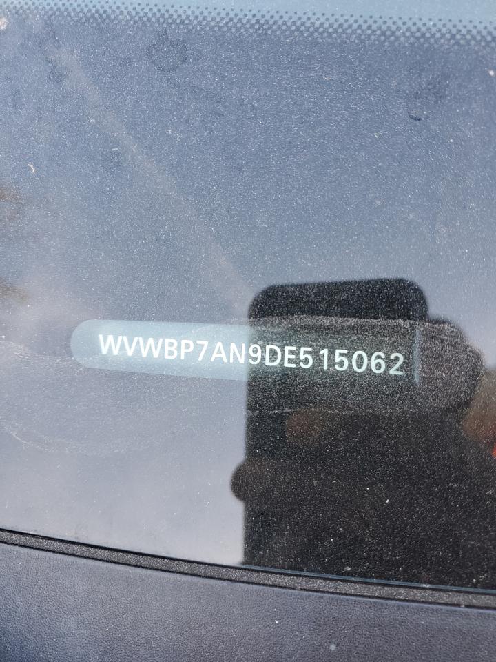 2013 Volkswagen Cc Sport VIN: WVWBP7AN9DE515062 Lot: 91788255