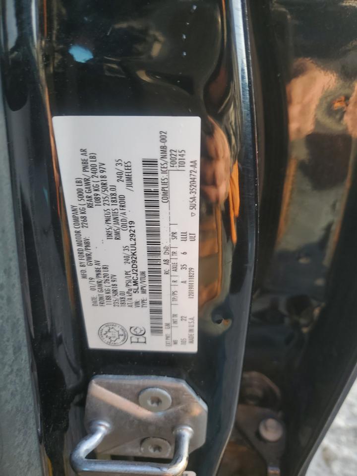 2019 Lincoln Mkc Select VIN: 5LMCJ2D92KUL29219 Lot: 90990315