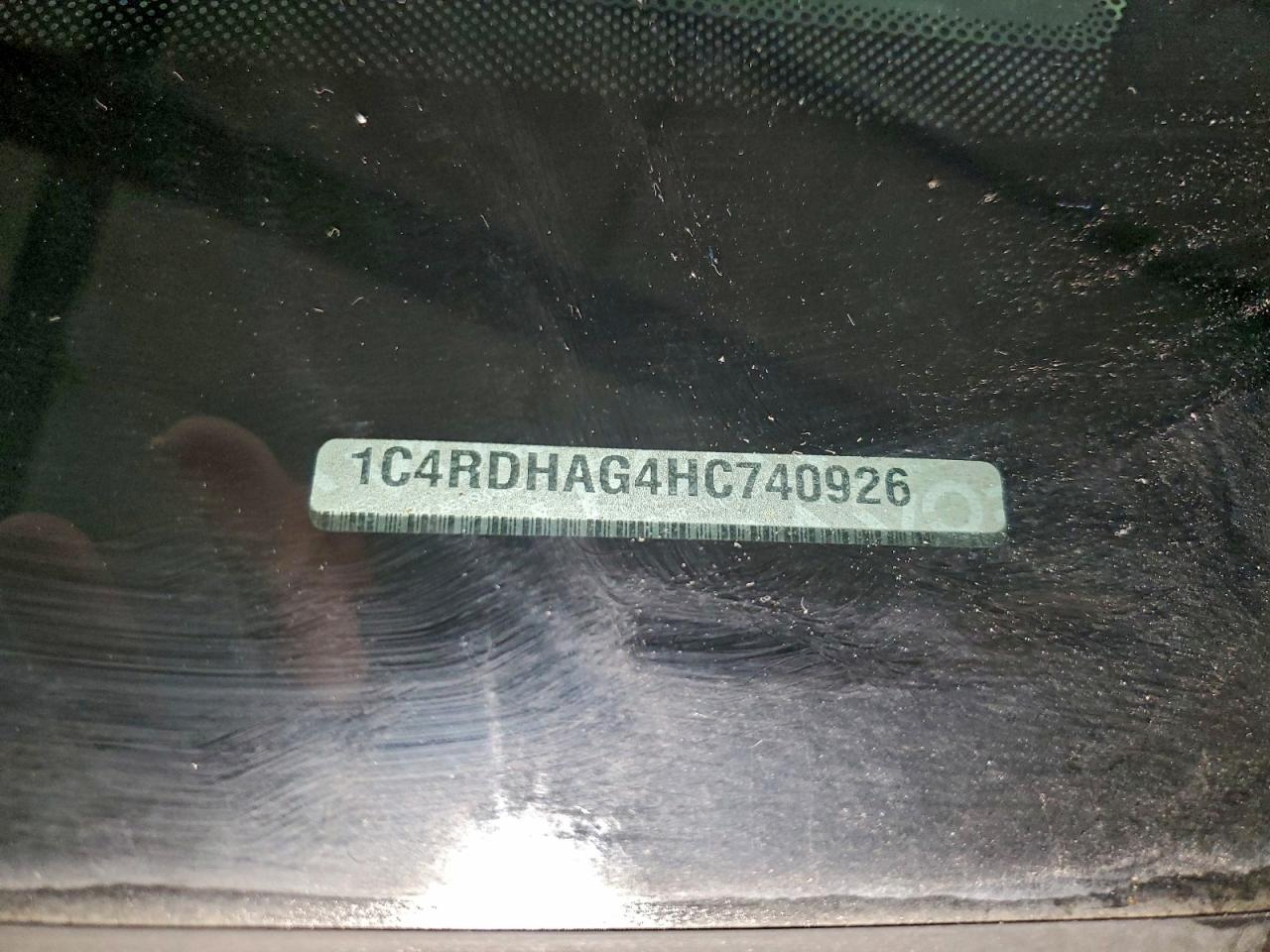 2017 Dodge Durango Sxt VIN: 1C4RDHAG4HC740926 Lot: 94139215