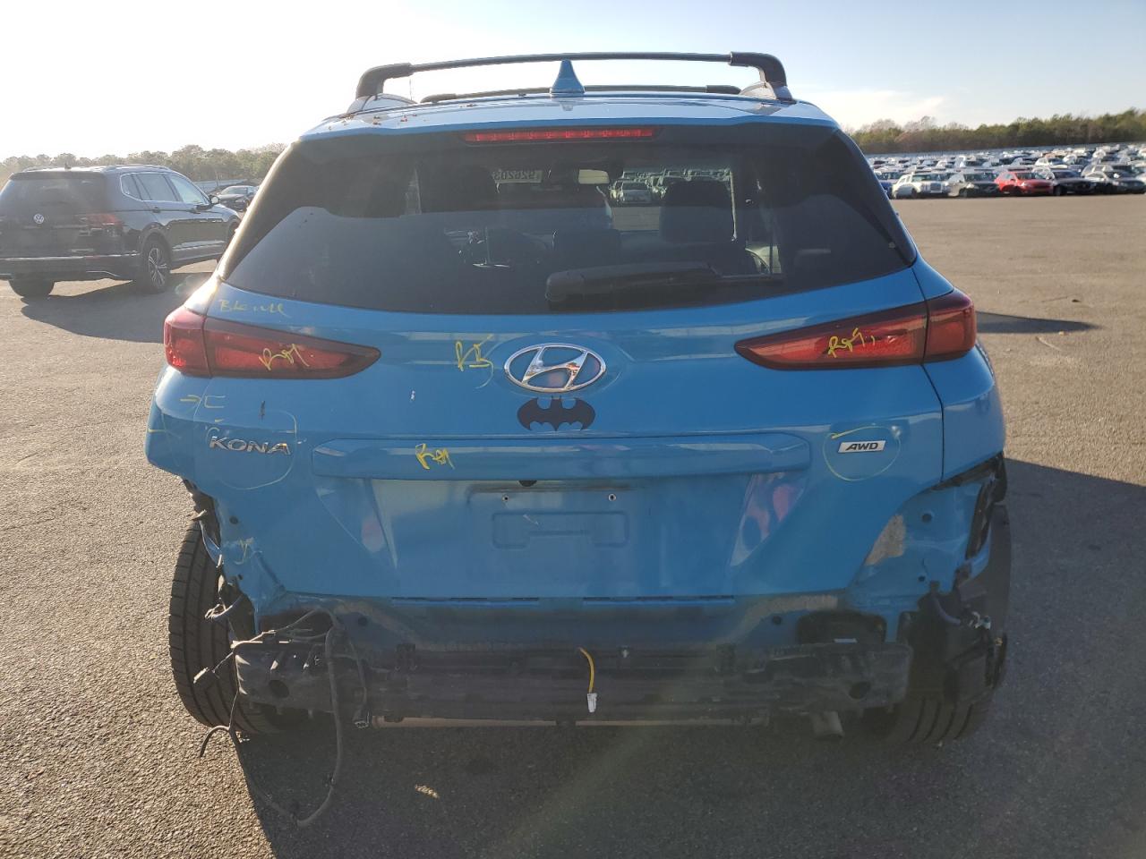 2022 Hyundai Kona Sel VIN: KM8K6CAB3NU887050 Lot: 92620325