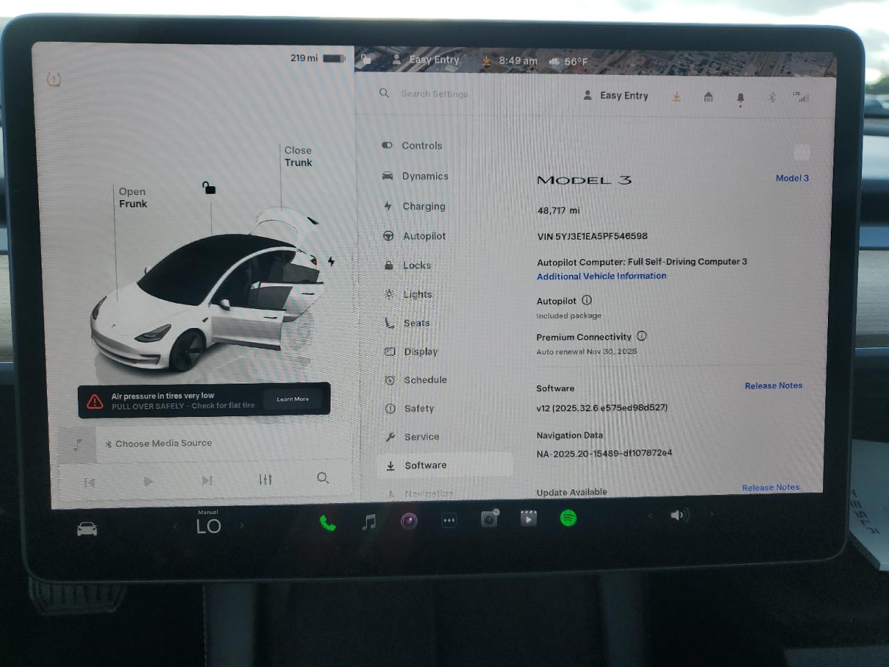 2023 Tesla Model 3 VIN: 5YJ3E1EA5PF546598 Lot: 92818755