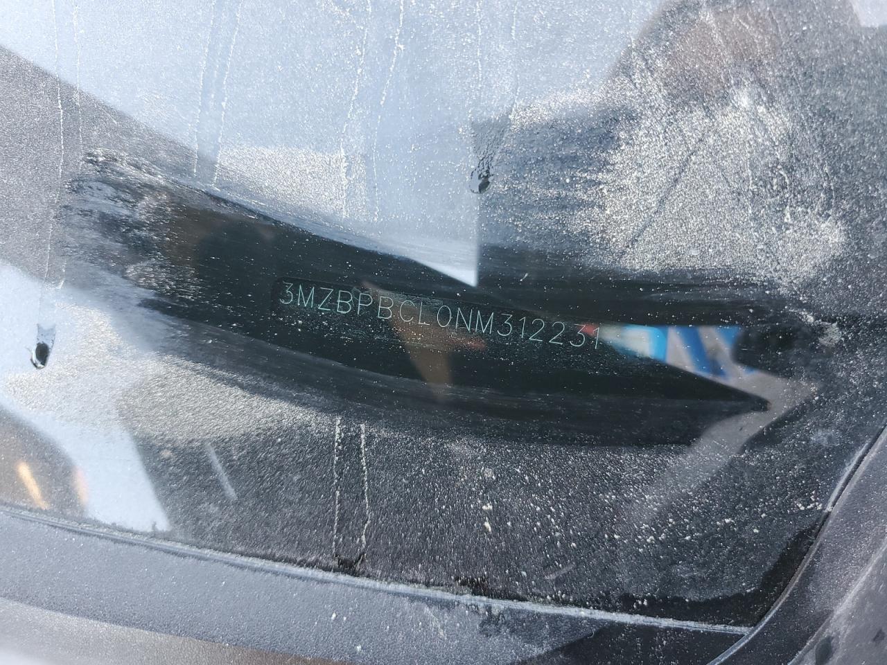 2022 Mazda 3 Preferred VIN: 3MZBPBCL0NM312231 Lot: 91564375