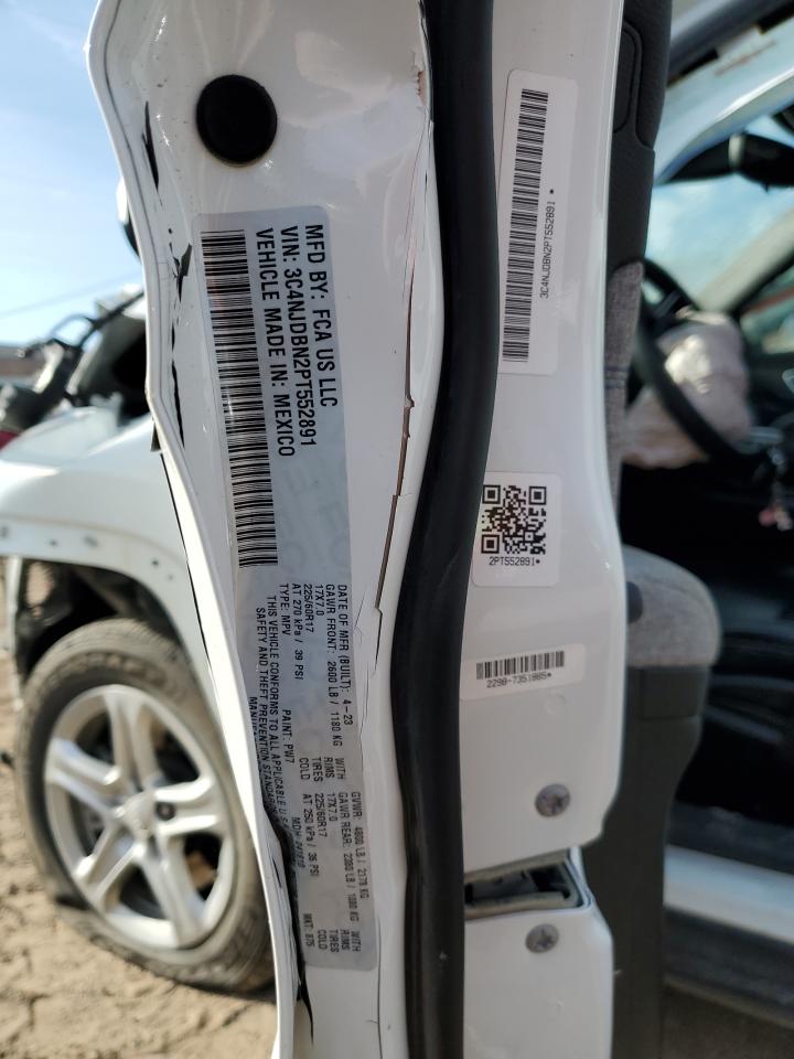 2023 Jeep Compass Latitude VIN: 3C4NJDBN2PT552891 Lot: 92836155