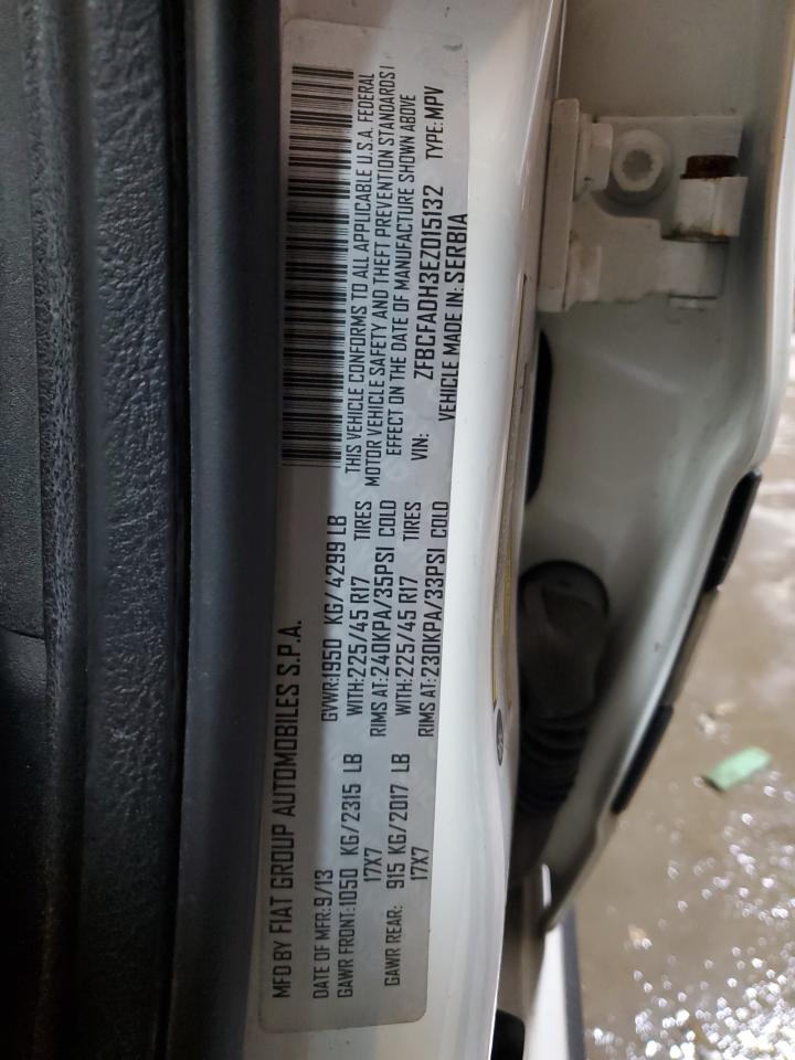 2014 Fiat 500L Trekking VIN: ZFBCFADH3EZ015132 Lot: 91808845