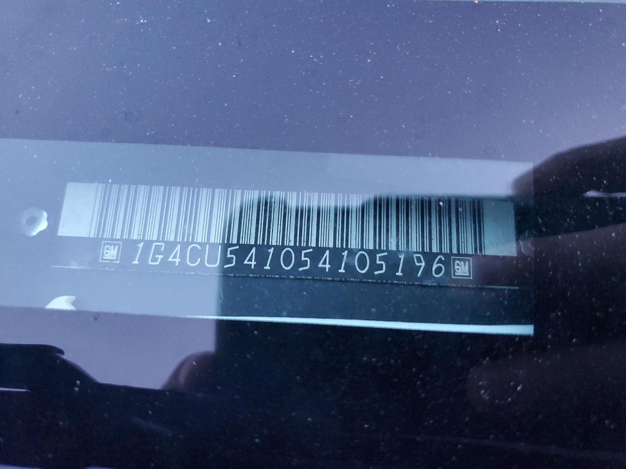 2005 Buick Park Avenue Ultra VIN: 1G4CU541054105196 Lot: 90914355