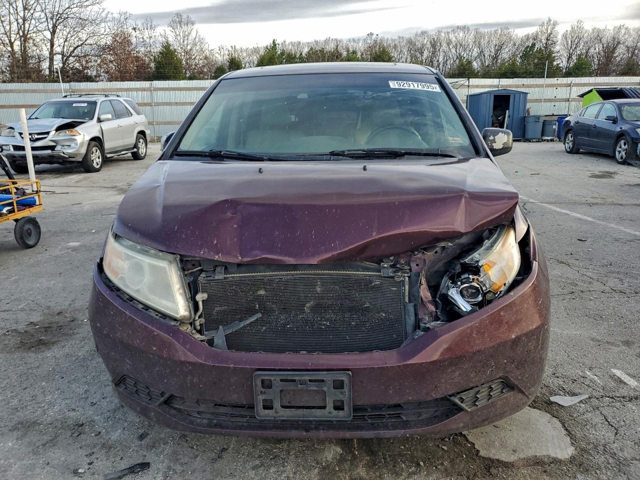 2013 Honda Odyssey Exl VIN: 5FNRL5H60DB038209 Lot: 92917995