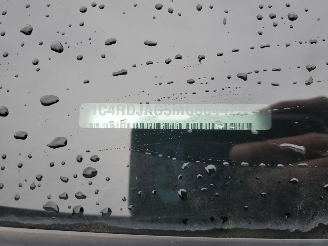 2021 Dodge Durango Sxt VIN: 1C4RDJAG5MC664425 Lot: 91812365