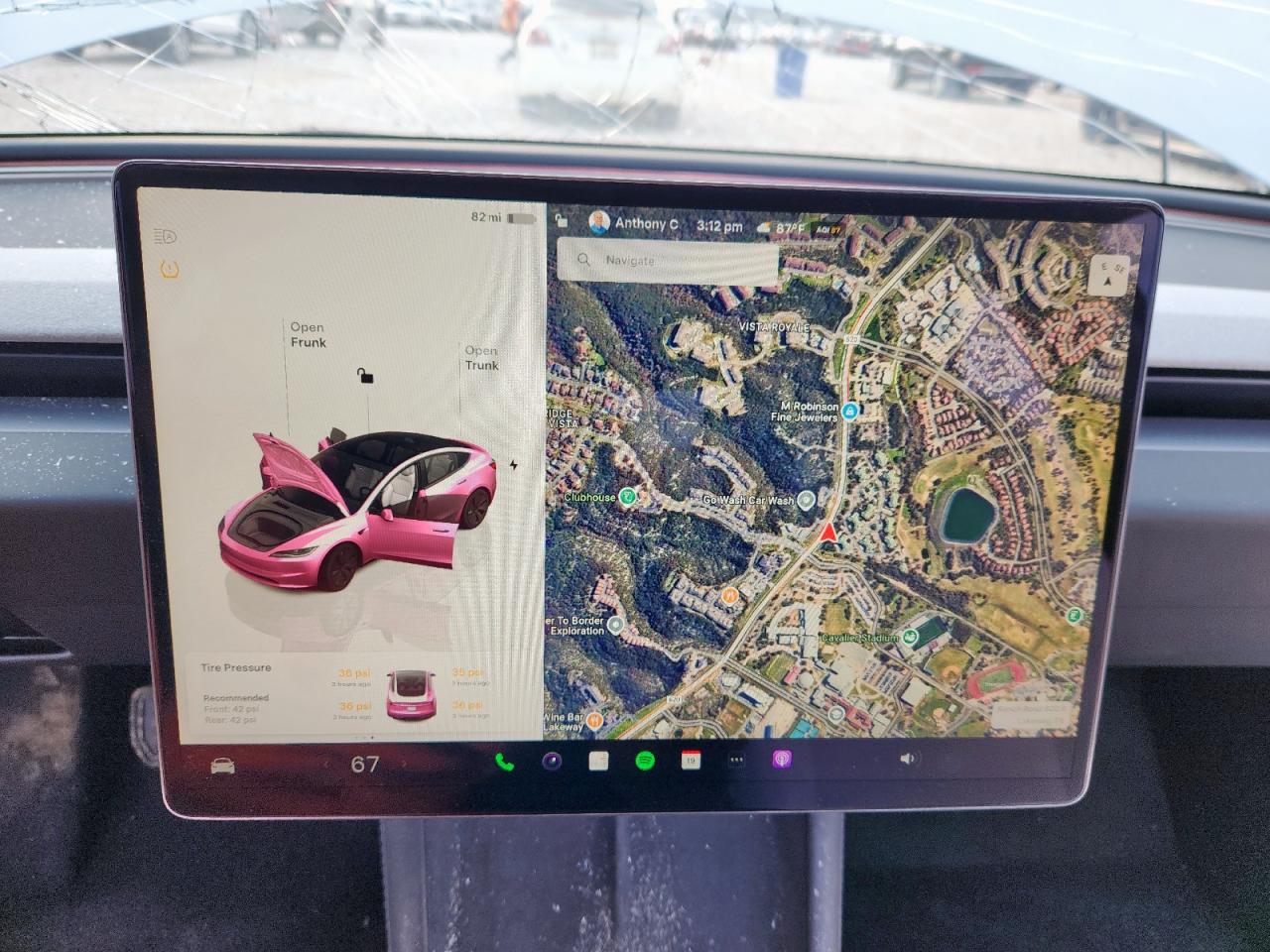 2025 Tesla Model 3 VIN: 5YJ3E1EA9SF938976 Lot: 93082875