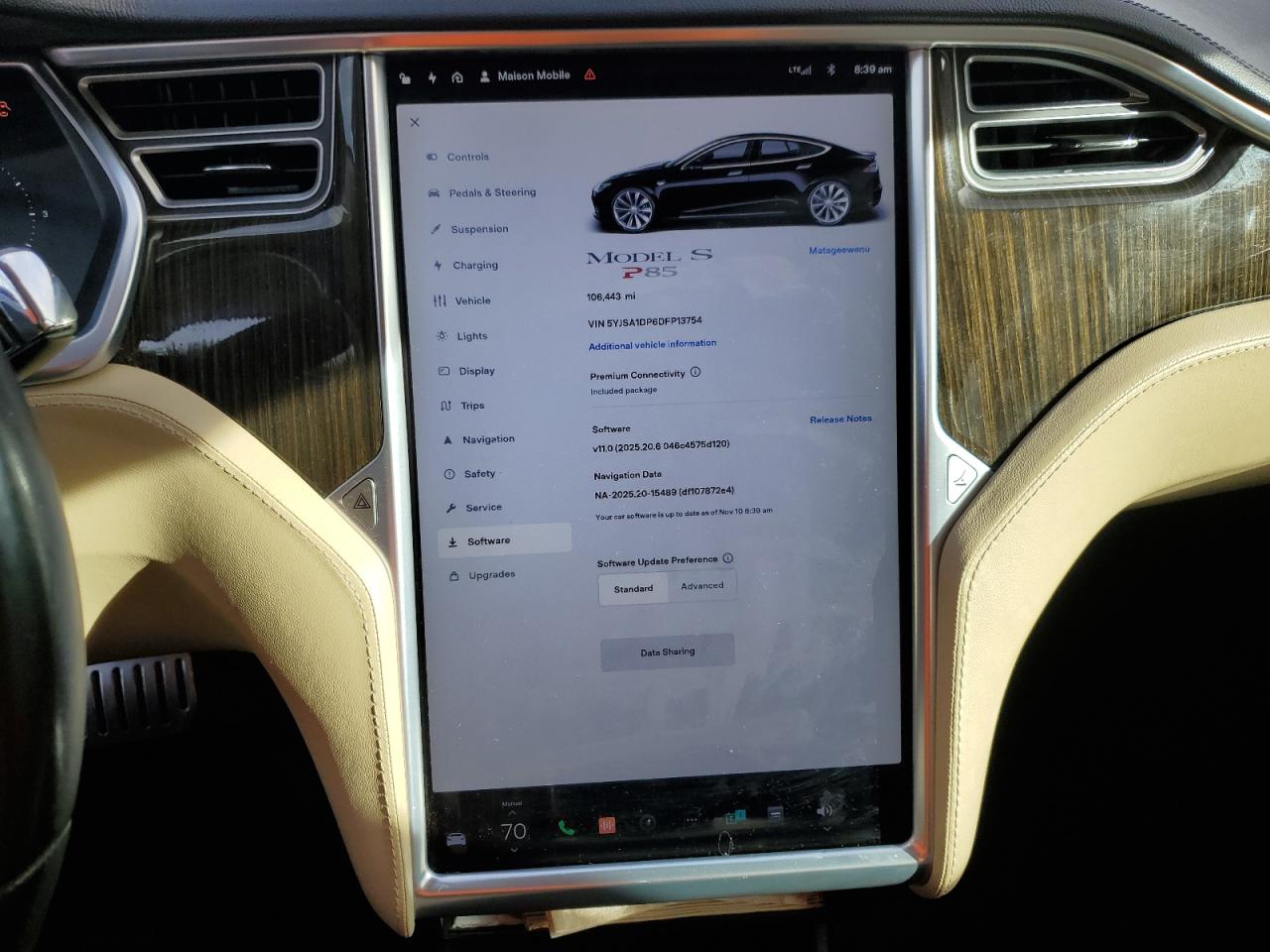 2013 Tesla Model S VIN: 5YJSA1DP6DFP13754 Lot: 92037915