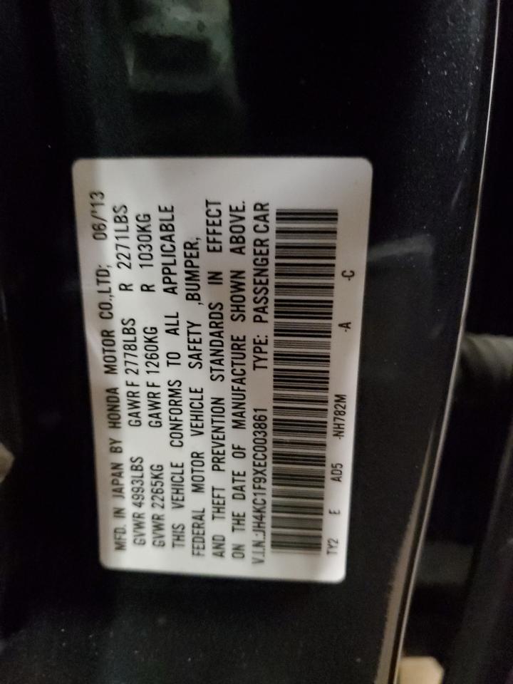 2014 Acura Rlx Advance VIN: JH4KC1F9XEC003861 Lot: 91572345