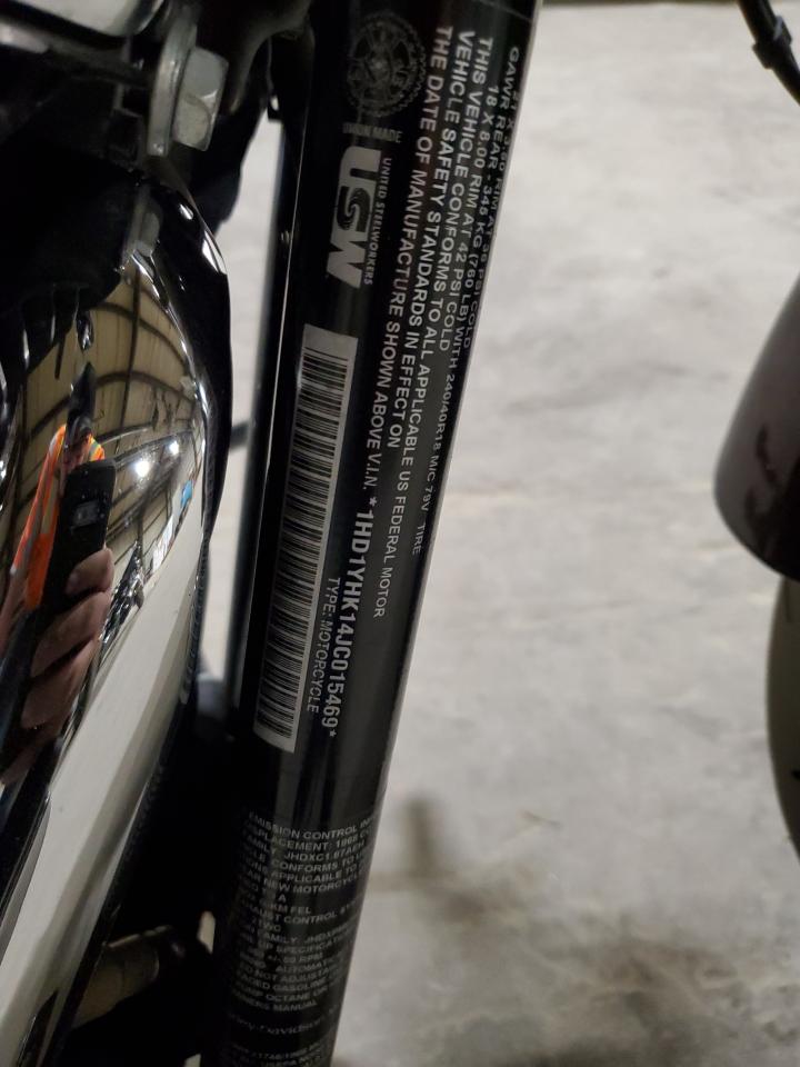 2018 Harley-Davidson Fxbrs Breakout 114 VIN: 1HD1YHK14JC015469 Lot: 92010525