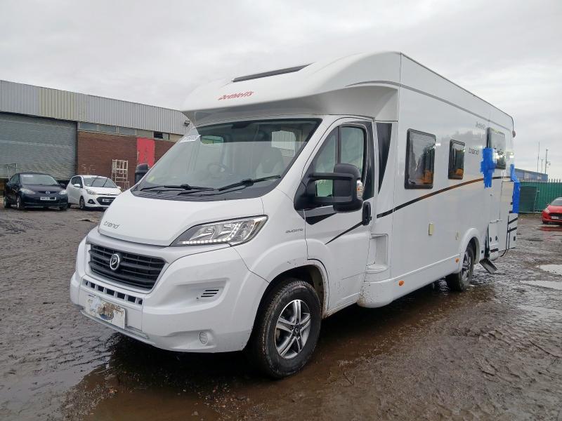2020 FIAT DETHLEFFS TREND T 7057 DB  for sale at Copart PETERLEE