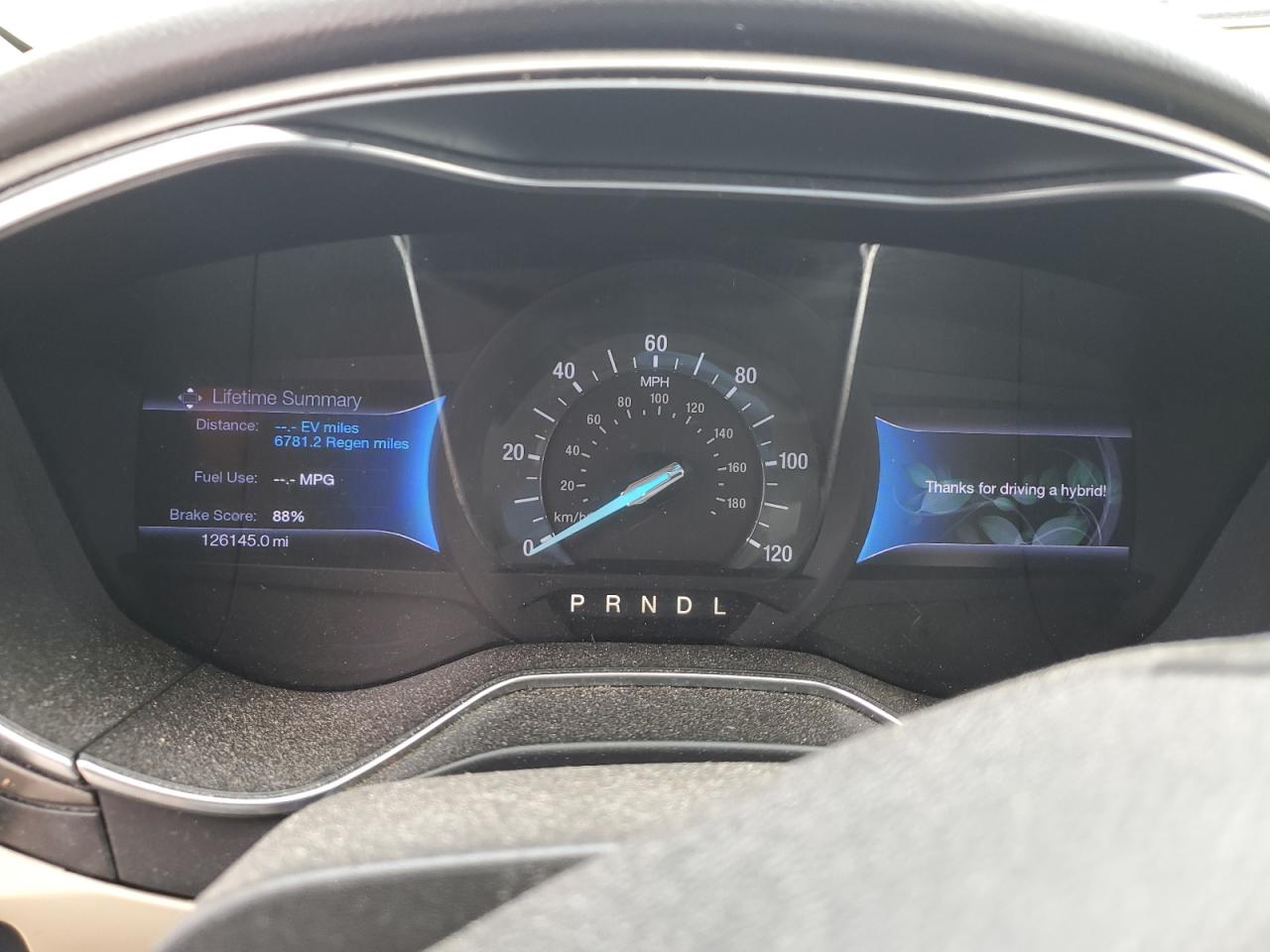 2013 Ford Fusion Se Hybrid VIN: 3FA6P0LU7DR382379 Lot: 93236685