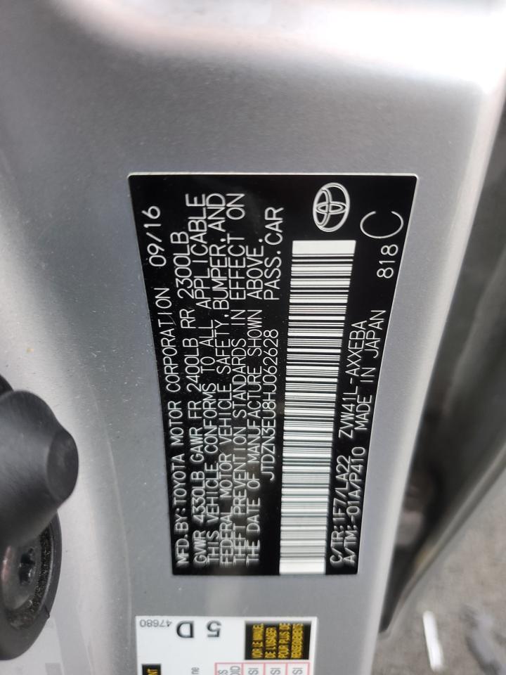 2017 Toyota Prius V VIN: JTDZN3EU8HJ062628 Lot: 92429445