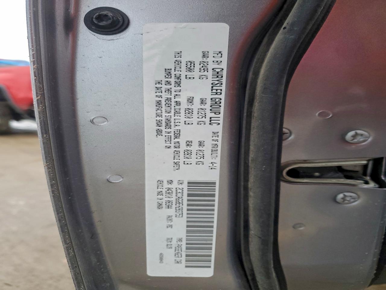 2014 Chrysler 300 S VIN: 2C3CCAGG8EH283753 Lot: 94129475